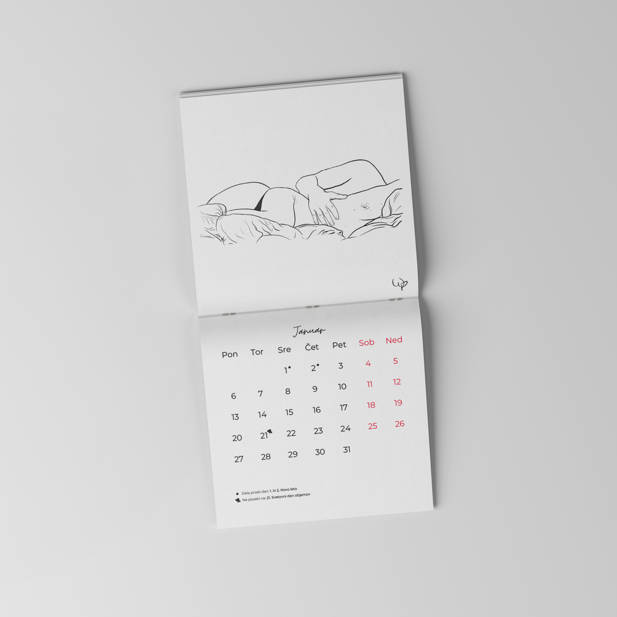 Naše skrivnostno leto, koledar 2025, mali - Image 2