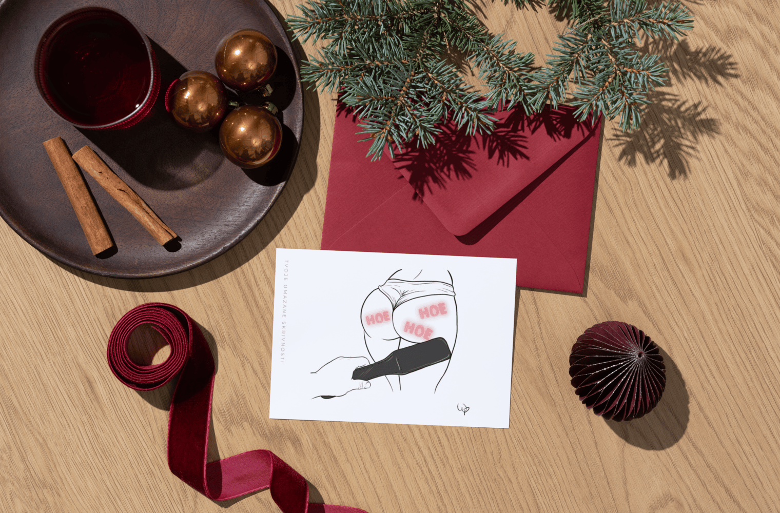 Voščilnica Hoe Hoe Hoe - Image 2